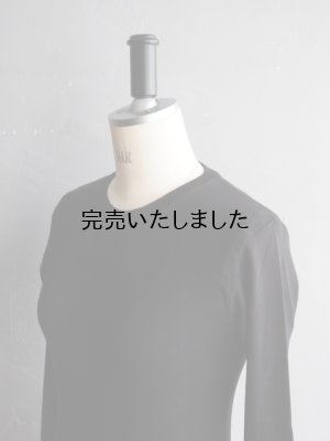 画像11: Gicipi(ジチピ) RAFANO-クルーネックロングスリーブTシャツ(レディース)-ブラック