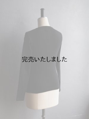 画像14: Gicipi(ジチピ) RAFANO-クルーネックロングスリーブTシャツ(レディース)-ブラック