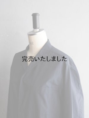 画像14: Style Craft Wardrobe(スタイルクラフトワードローブ) SHIRCKET cotton typewriter DEEP NAVY