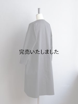 画像7: DUI JUJUDHAU(デュイ ズーズーダウ) ROUND NECK COAT-ラウンドネックコート LSブラック