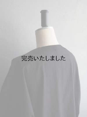 画像18: DUI JUJUDHAU(デュイ ズーズーダウ) ROUND NECK COAT-ラウンドネックコート LSブラック