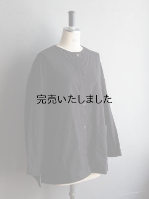 画像6: jujudhau(ズーズーダウ) ROUND NECK JACKET-ラウンドネックジャケット-ブラック