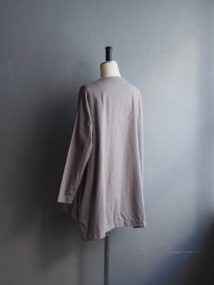画像4: jujudhau(ズーズーダウ) ROUND NECK SHIRTS-ラウンドネックシャツ-グレー