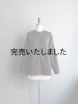 jujudhau(ズーズーダウ) 12BUTTON SHIRTS-12ボタンシャツ-ブラウン
