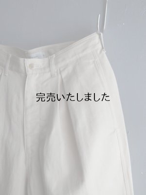 画像11: Still By Hand(スティルバイハンド) コットンリネンインボックスプリーツパンツ ライトベージュ