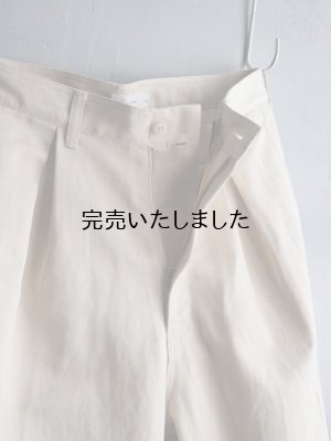 画像12: Still By Hand(スティルバイハンド) コットンリネンインボックスプリーツパンツ ライトベージュ