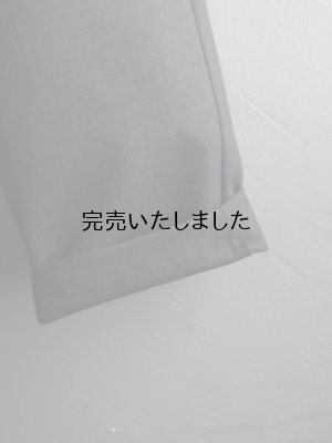 画像13: Still By Hand(スティルバイハンド) スーパー120'sサマーウールイージースラックス チャコール