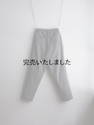 画像14: Still By Hand(スティルバイハンド) スーパー120'sサマーウールイージースラックス チャコール