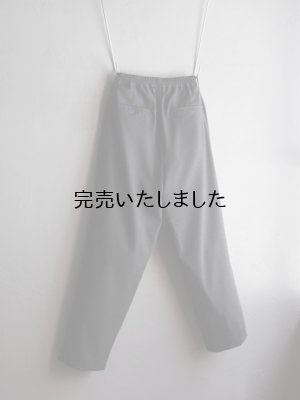 画像15: Still By Hand(スティルバイハンド) スーパー120'sサマーウールイージースラックス チャコール