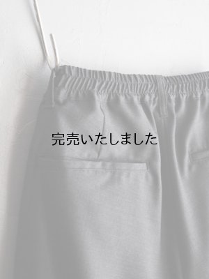 画像17: Still By Hand(スティルバイハンド) スーパー120'sサマーウールイージースラックス チャコール