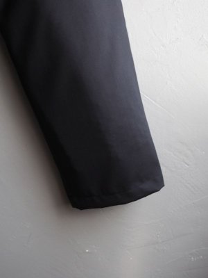 画像13: Still By Hand(スティルバイハンド) スーパー120'sサマーウールイージースラックス ブラックネイビー