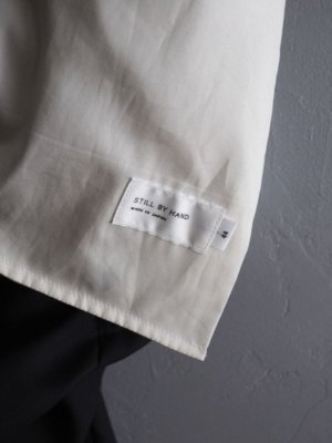 画像20: Still By Hand(スティルバイハンド) スーパー120'sサマーウールイージースラックス ブラックネイビー