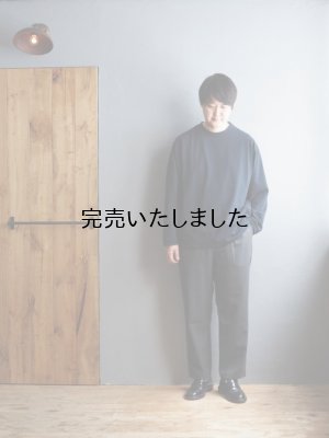 画像20: Still By Hand(スティルバイハンド) スーパー120'sサマーウールイージースラックス チャコール