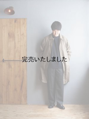 画像21: Still By Hand(スティルバイハンド) スーパー120'sサマーウールイージースラックス チャコール