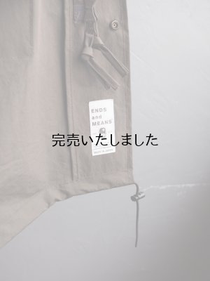 画像32: ENDS and MEANS(エンズアンドミーンズ) Travel Half Parka アフリカンブラック