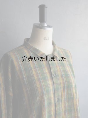 画像7: allinone(オールインワン) SMOCK GROWTH マドラスチェック グリーンチェック
