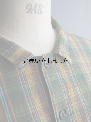 画像8: allinone(オールインワン) SMOCK GROWTH マドラスチェック グリーンチェック