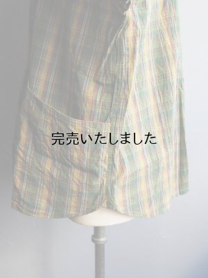 画像13: allinone(オールインワン) SMOCK GROWTH マドラスチェック グリーンチェック