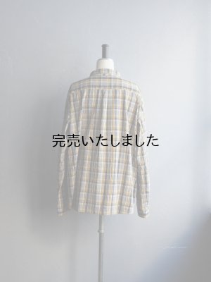 画像3: allinone(オールインワン) SMOCK GROWTH マドラスチェック ブラウンチェック