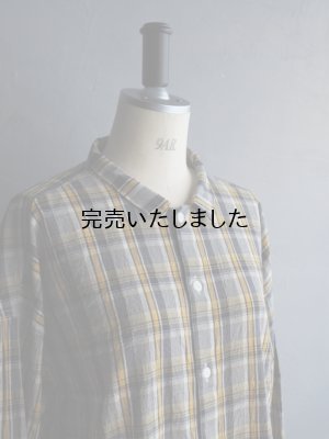 画像7: allinone(オールインワン) SMOCK GROWTH マドラスチェック ブラウンチェック