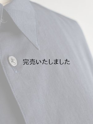 画像13: Still By Hand(スティルバイハンド) コットンリップストッププルオーバーシャツ ブラックネイビー