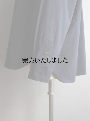 画像18: Still By Hand(スティルバイハンド) コットンリップストッププルオーバーシャツ ブラックネイビー