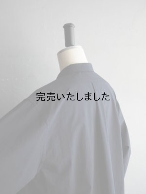 画像22: Still By Hand(スティルバイハンド) コットンリップストッププルオーバーシャツ ブラックネイビー