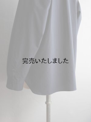 画像23: Still By Hand(スティルバイハンド) コットンリップストッププルオーバーシャツ ブラックネイビー