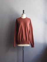 alvana(アルヴァナ) L/S RV SWEAT TEE SHIRTS レッドブラウン