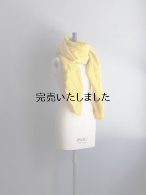 画像1: HONNETE(オネット) Wide Stole-ワイドストール マスタード