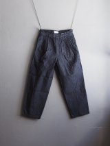 Still By Hand(スティルバイハンド) 10oz ツータックデニムパンツ ネイビー