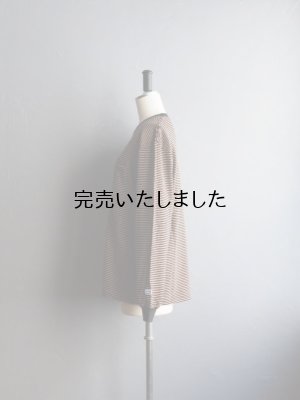 画像5: ENDS and MEANS(エンズアンドミーンズ) Horizontal Stripe L/S Tee ブラックストライプ