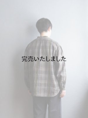 画像6: ENDS and MEANS(エンズアンドミーンズ) Band Caller Shirts グリーンチェック