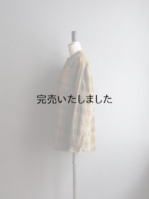画像5: ENDS and MEANS(エンズアンドミーンズ) Band Coller Shirts イエローチェック