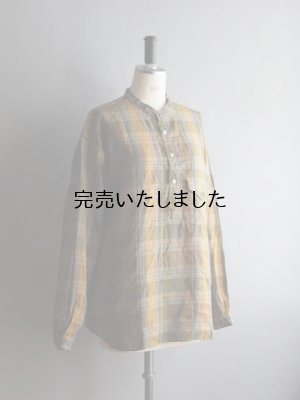 画像7: ENDS and MEANS(エンズアンドミーンズ) Band Coller Shirts イエローチェック