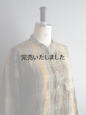 画像8: ENDS and MEANS(エンズアンドミーンズ) Band Coller Shirts イエローチェック