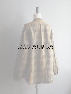 画像16: ENDS and MEANS(エンズアンドミーンズ) Band Coller Shirts イエローチェック
