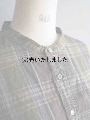 画像12: ENDS and MEANS(エンズアンドミーンズ) Band Caller Shirts グリーンチェック