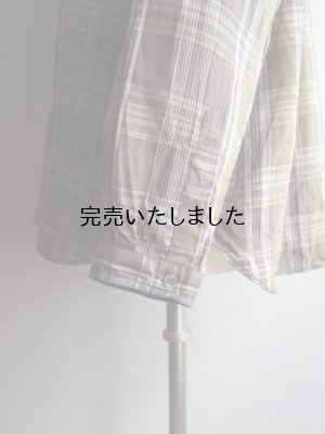 画像17: ENDS and MEANS(エンズアンドミーンズ) Band Caller Shirts グリーンチェック