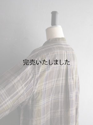 画像21: ENDS and MEANS(エンズアンドミーンズ) Band Caller Shirts グリーンチェック
