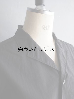 画像12: Style Craft Wardrobe(スタイルクラフトワードローブ) SHIRCKET cotton linen typewriter BLACK