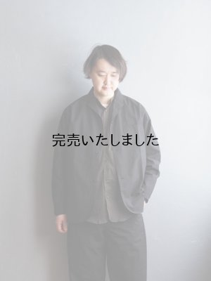 画像4: Style Craft Wardrobe(スタイルクラフトワードローブ) SHIRCKET cotton linen typewriter BLACK