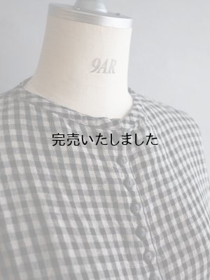 画像6: 【再入荷】jujudhau(ズーズーダウ) 12BUTTON-12ボタン(2)-LINEN GINGHAM CHECK