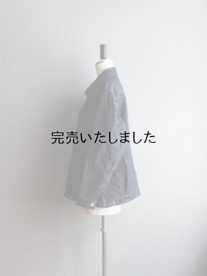 画像5: Still By Hand(スティルバイハンド) 10オンスデニムジャケット ネイビー