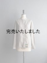 ASEEDONCLOUD(アシードンクラウド) Handwerker-ハンドベイカー- HW collarless shirt キャメルチェック