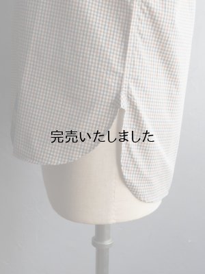 画像15: ASEEDONCLOUD(アシードンクラウド) Handwerker-ハンドベイカー- HW collarless shirt キャメルチェック