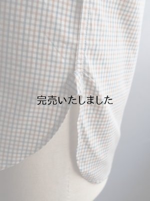 画像16: ASEEDONCLOUD(アシードンクラウド) Handwerker-ハンドベイカー- HW collarless shirt キャメルチェック