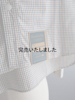 画像23: ASEEDONCLOUD(アシードンクラウド) Handwerker-ハンドベイカー- HW collarless shirt キャメルチェック