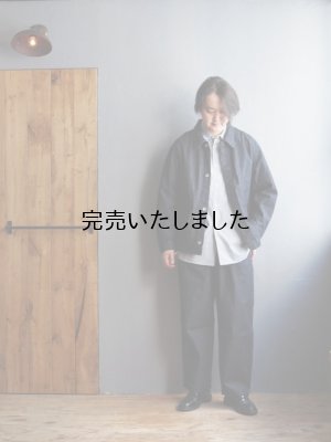 画像22: Still By Hand(スティルバイハンド) 10オンスデニムジャケット ネイビー