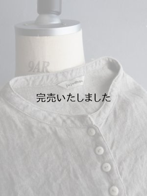 画像21: jujudhau(ズーズーダウ) 12BUTTON SHIRTS-12ボタンシャツ-リネンナチュラル
